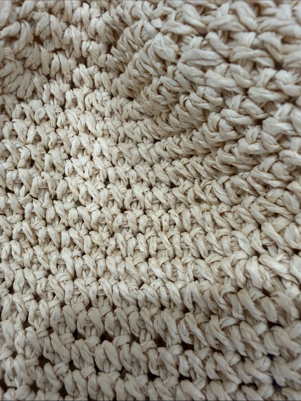 NWT Sluiz Beige Crochet Bucket Hat